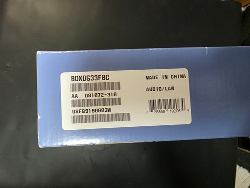 Intel DG33FB Classic Series G33 ATX DDR2 800 PCIe x16 1333MHz FSB LGA775 Desktop - Picture 7 of 7