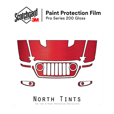 Jeep Gladiator Rubicon 2020-2023 3M Pro Vorgeschnitten Farbe Schutz Klar Bh Pfa