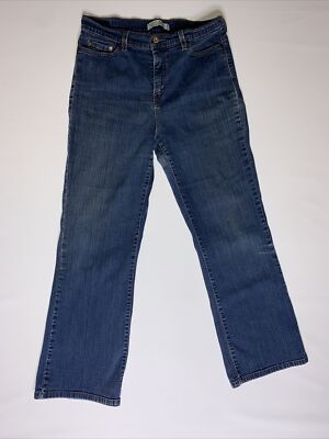 Levi's 512 Perfectly Slimming Sz 12M Boot Cut Women's Jeans Dark Wash W30xL31 