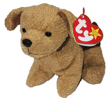 NMT Ty Beanie Baby - TUFFY the Dog 6.5 Inch MWNMT Plush Stuffed Animal Toy