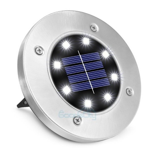 Solar In Ground Lights LED Outdoor Flat Buried LED Light Lawn Pathway Garden - Picture 12 of 16
