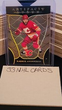 2022-23 UPPER DECK ARTIFACTS RASMUS ANDERSSON AURUM BOUNTY UNSCRATCHED A-RA
