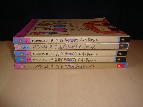 Judy Moody Gets Famous 5 Copies Guided Reading Lit Circle Class Set McDonald AR - Picture 3 of 3