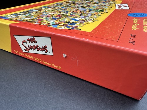 The Simpsons Jigsaw 550 Piece Double Sided Puzzle Checked MISSING GUIDE SHEET - 第 12/19 張圖片
