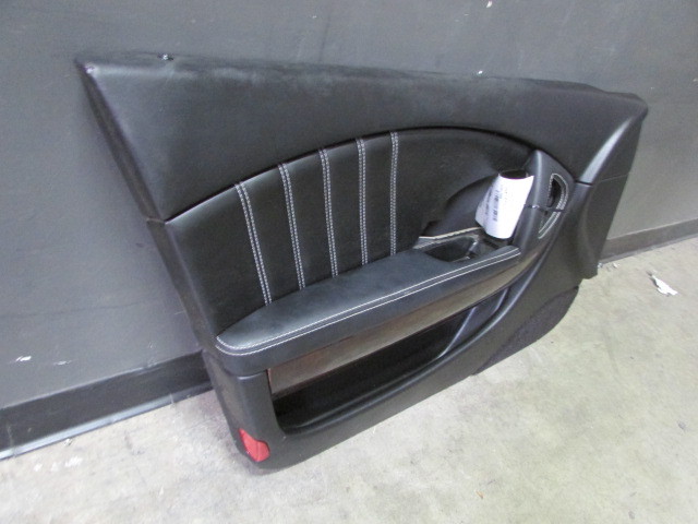 Maserati Quattrioirte, LH, Left Front Door Trim Panel, Black, Used