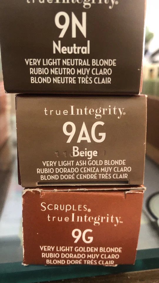 Scruples®️true Integrity®️ Color de cabello nivel 10-6 lote de 15 nuevos Foto 4 de 4