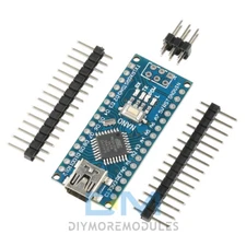10PCS Nano V3.0 Mini USB ATmega328P-AU MCU CH340 5V Board USB For Arduino