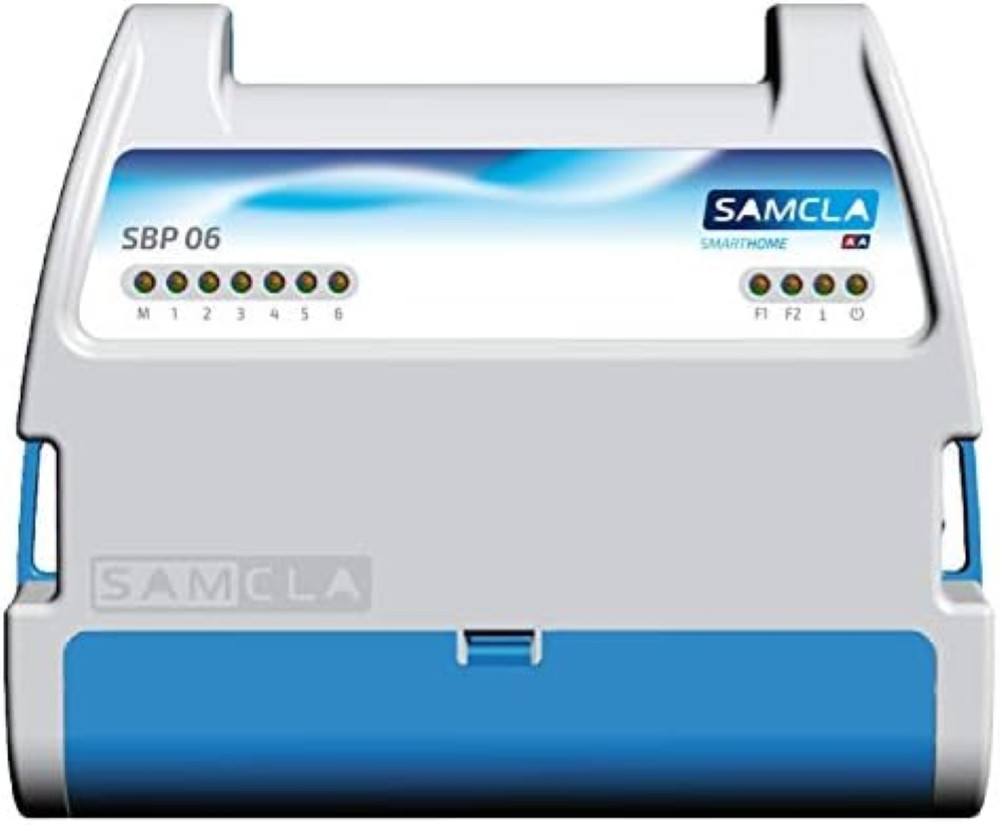 SBP 06 Programmatore Elettrico 6 Stazioni Bianco e Blu - Prezzo Top