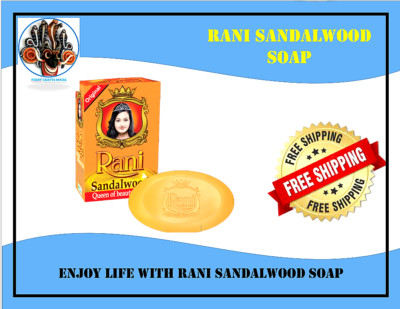 90g Ceylon Rani Natural Beauty Herbal Ayurvedic  Body Sandalwood fragrance soap