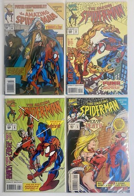 Lot Of 12 Amazing Spider-Man Marvel Comics! Puma Daredevil Doc Ock Dragonfly