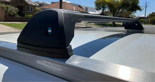 2xBLACK Cross bar / Roof rack for Honda HRV   2015 - 2021  / Fit side roof rails - Picture 2 of 6