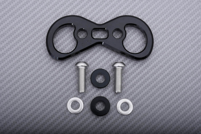 Hooks platines fixations sangles noires pour Ducati Panigale 899 H8 voyage