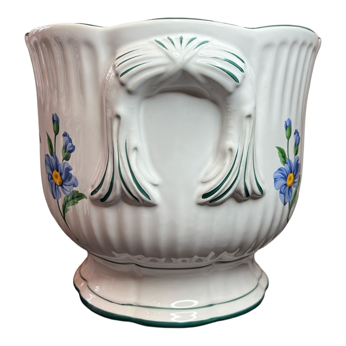 Vntg Tiffany & Co. Sinatra Cachepot Porcelain Jardiniere Planter