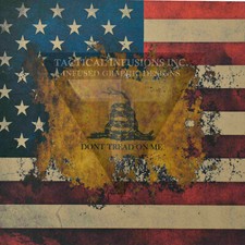 Kydex Infused USFlag/Don'tTreadBreakThrough 7 7/8 X 7 7/8" 1 Sheet