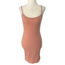 Wild Fable Peach Knitted Stretch Fitted Bodycon Dress Women's Size XS | 5-24