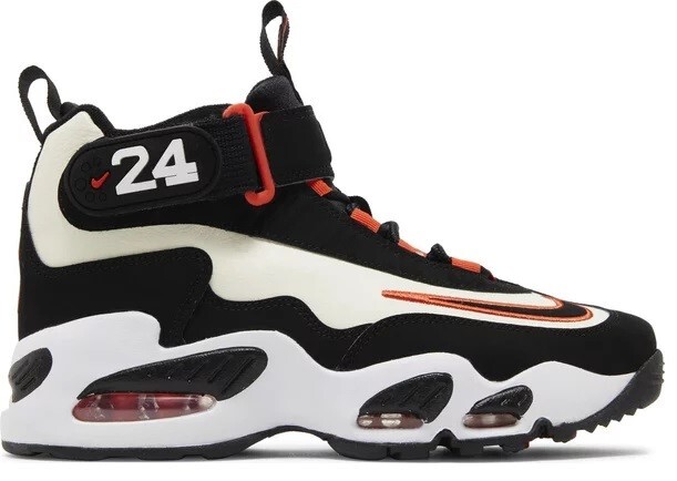 Кроссовки для больших детей Nike Air Griffey Max 1 с кокосовым молоком/Черные-Team Orange (DZ5280 100) - 5