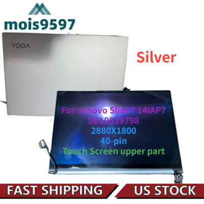 5D10S39797 LCD Touch Screen Complete Assembly Silver For Lenovo Slim 7 14IAP7