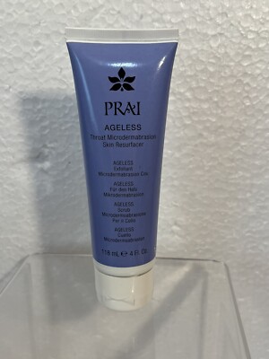 PRAI Ageless Throat Microdermabrasion Skin Resurfacer Facial Scrub 4oz Sealed