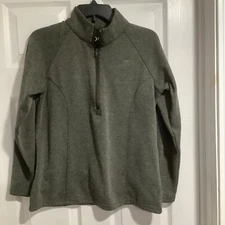 Piper by Smartpak Women's Long Sleeve 1/4 Zip Pullover Size M Green