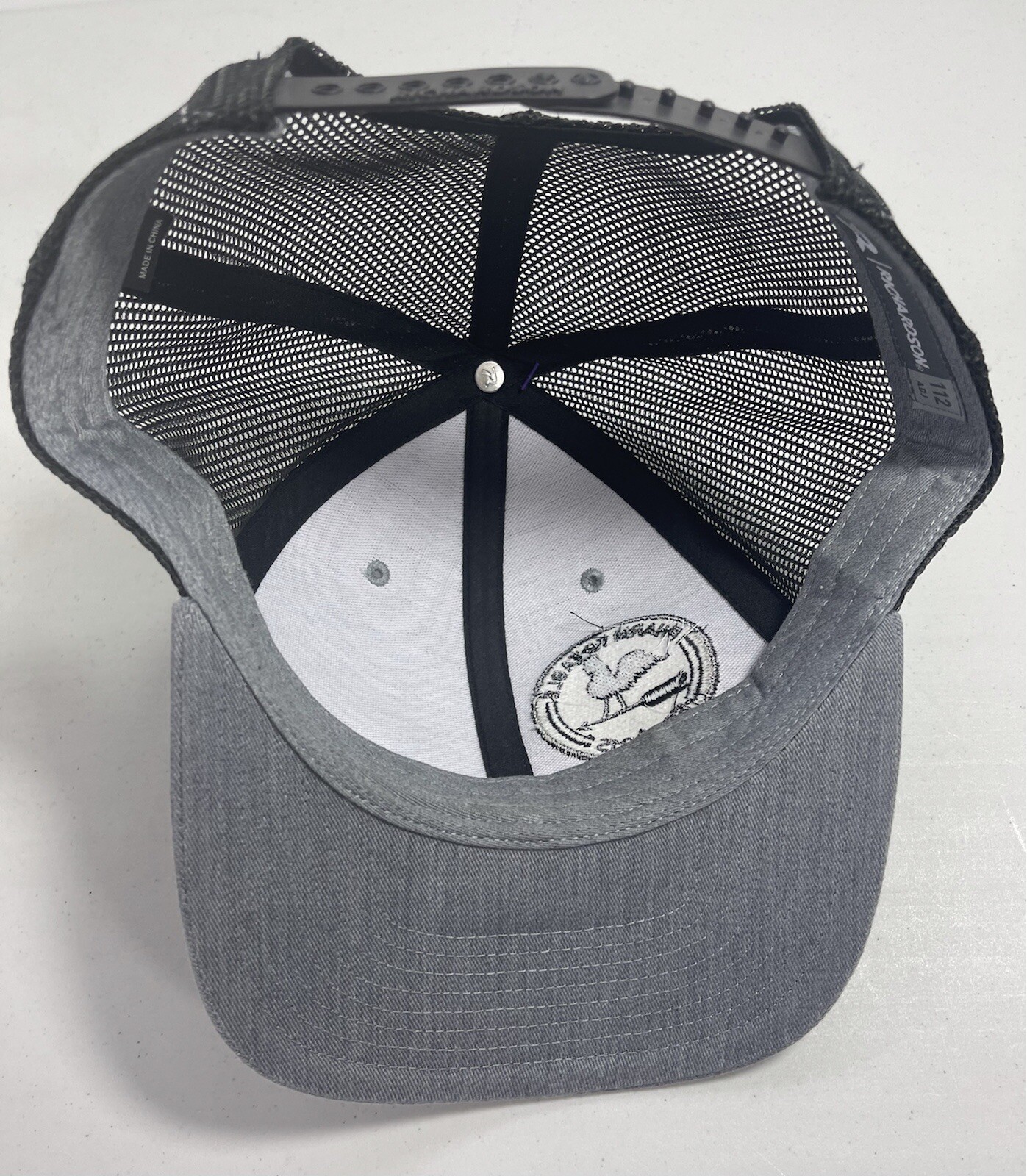 Pharm To Table Gray Black Adjustable Trucker Hat … - image 7