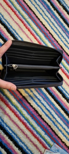 Women Lacoste clutch bag One Size Navy with Multi Logo - Picture 2 of 4