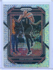 2023 Panini Prizm WNBA KIAH STOKES #34 SILVER MOJO PRIZM #16/25 ACES