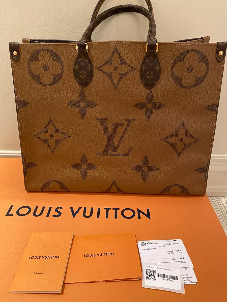 Buy Louis Vuitton Reverse Monogram Giant Onthego M44576 Shoulder