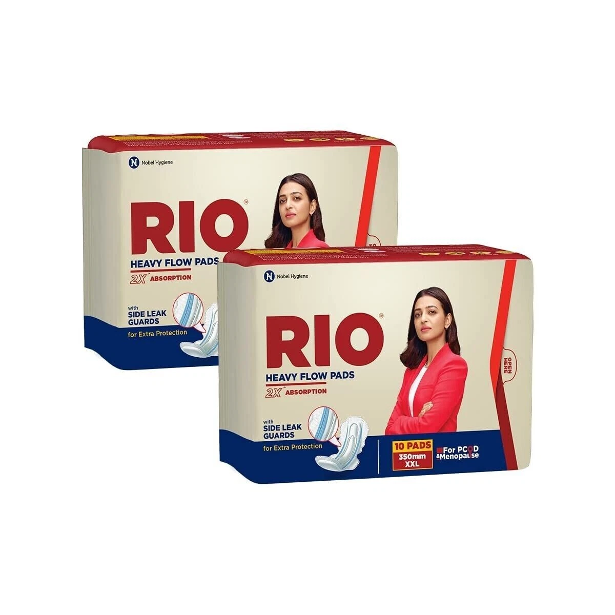 RIO Heavy Flow XXL Sanitary Pads 20 Pieces Pack of 2 eBay