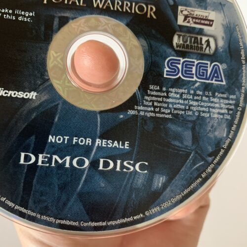 Spartan Total Warrior Original Xbox EB Games Store Kiosk Demo Disc Super Rare - Picture 9 of 13