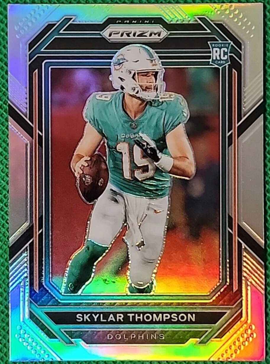 Skylar Thompson 2022 Panini Prizm #354 Silver Prizm Rookie RC Miami Dolphins