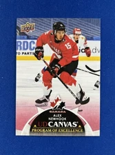 2021-22 Alex Newhook UD Series 2 Program of Excellence Canvas Rookie RC #C261