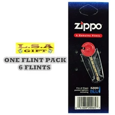 Zippo Replacement 1 Flint Value Pack (6 Flints) 1FLT-Z
