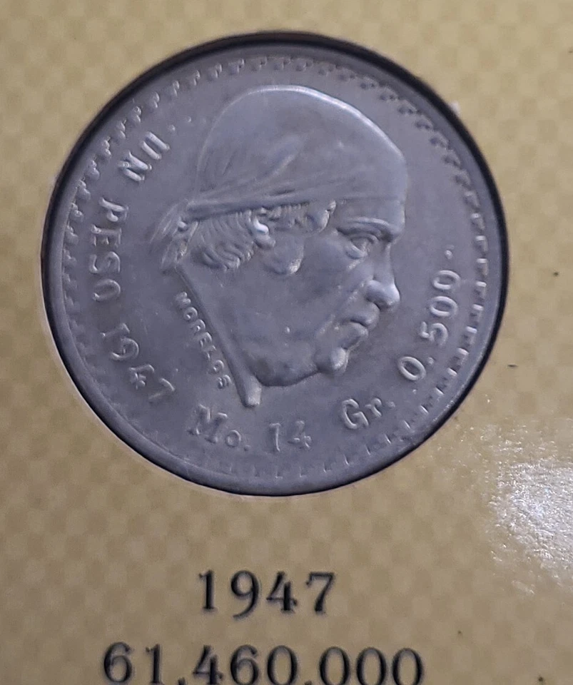 México Álbum de Monedas 1 Peso Plata Morelos Álbum Completo Solo falta 1 Foto 4 de 4