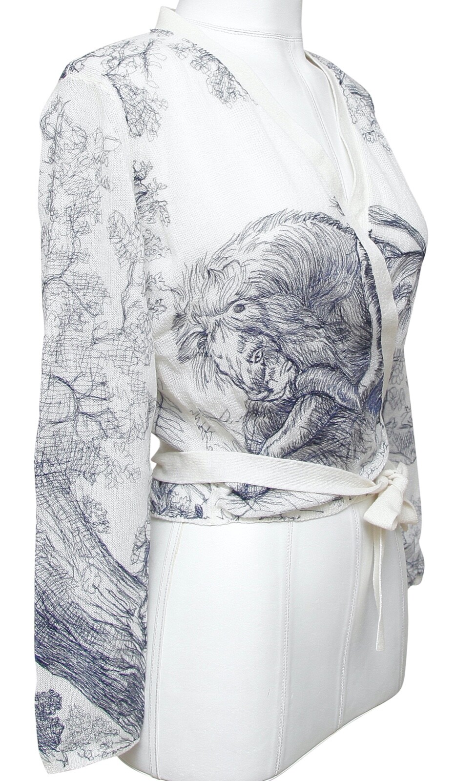 DIOR Cardigan Sweater Wrap Long Sleeve 