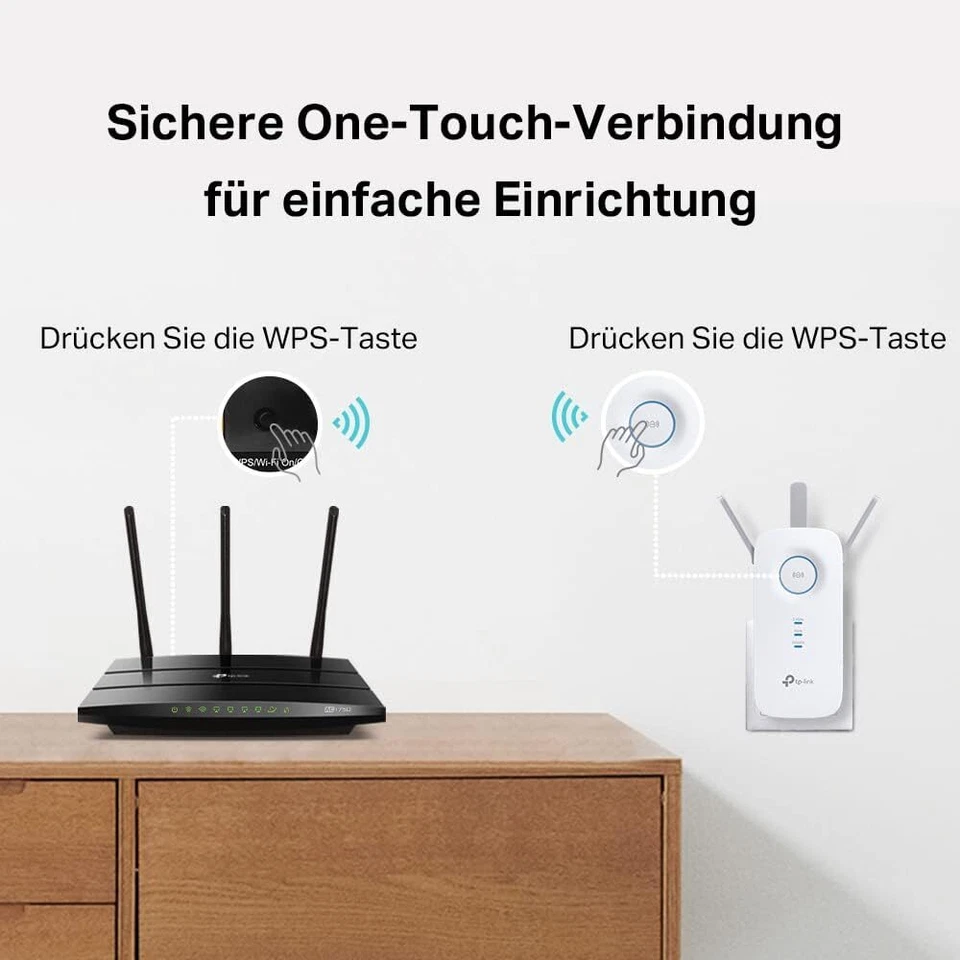 WLAN Verstärker Repeater (Dual-WLAN AC + N, 1300MBit/s 5GHz - Bild 4 von 4