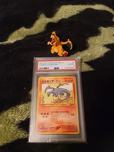 🇯🇵 PSA 6 ✨️Shining Charizard✨️Neo 4 - Darkness & To Light ✨️67th Of 89 In Pop✨