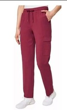 Mondetta Women's Cargo Pocket Straight Leg Pants Tibetan Red Size Small NEW