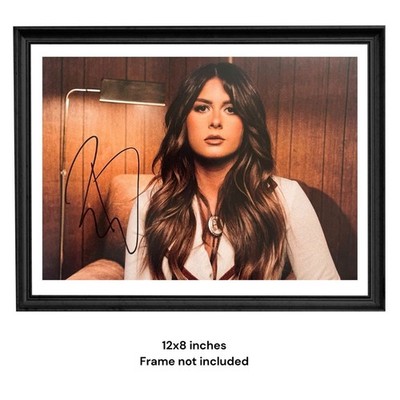 Ella Langley Hand Signed Country USA Singer Photo A4 + COA & PSA QO CARD
