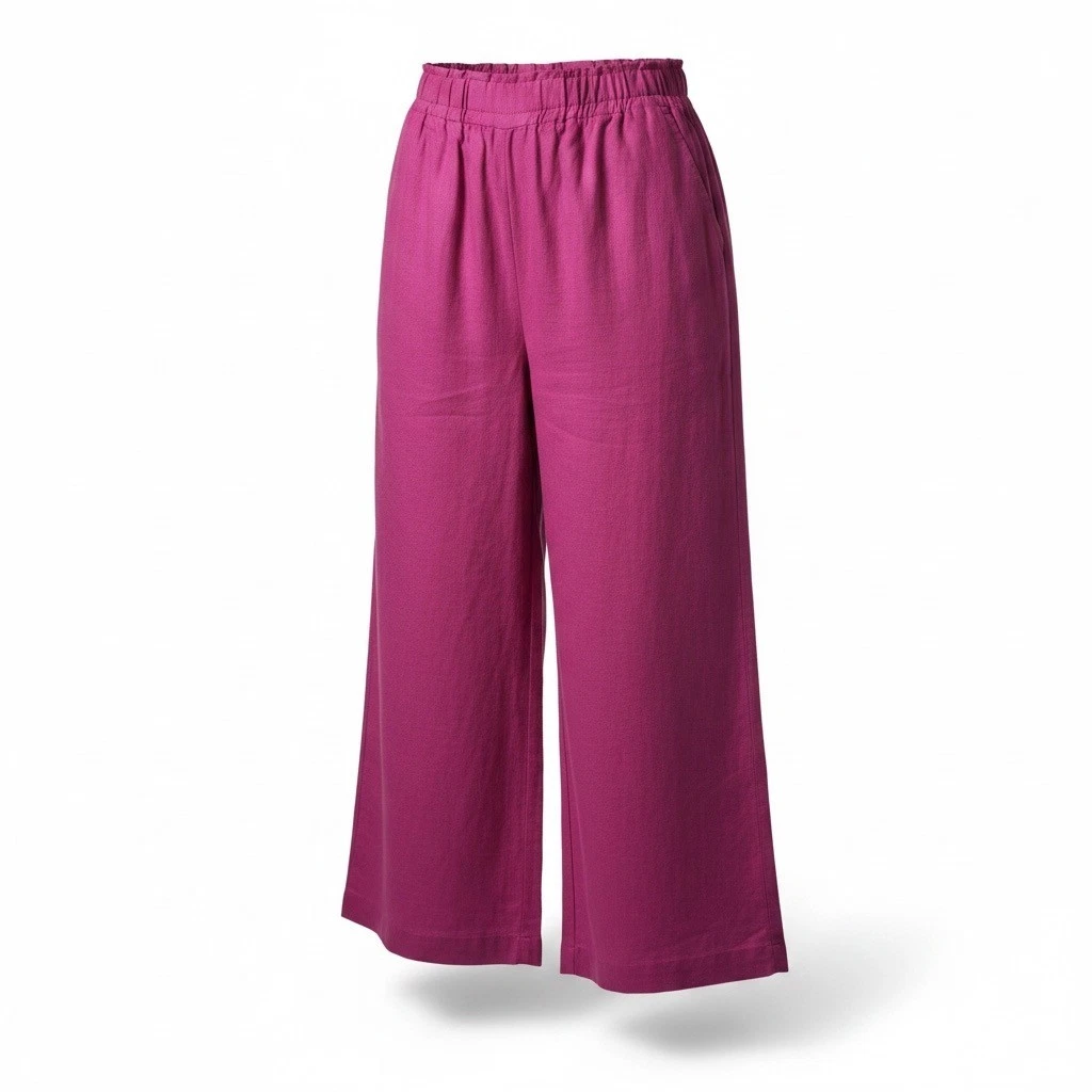 h&m pink dress pants Women's Light pink Wide-Leg Dress Pants