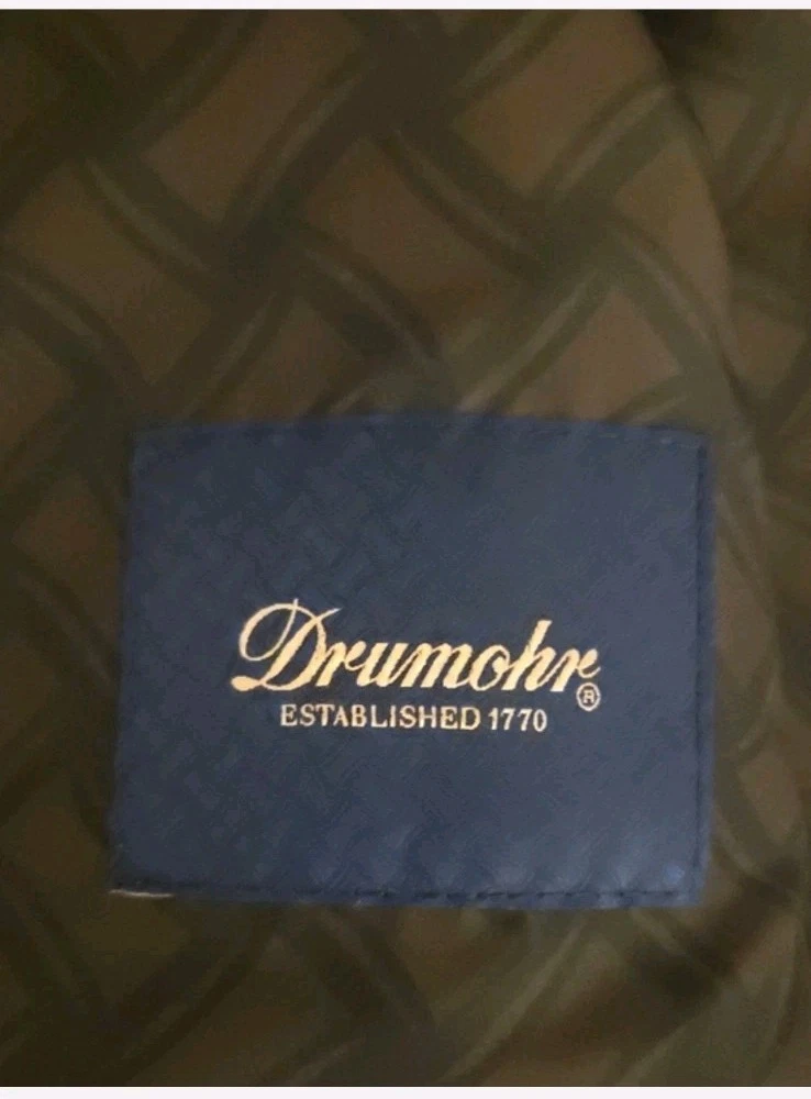 Drumohr Navy Blue Soft Brushed Wool-Cashmere Hooded Jacket S (Eu 48) NWT image 10