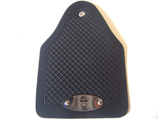 BICYCLE MUD FLAP BLACK CHROME LOWRIDER LOGO CRUISER LOWRIDER CHOPPER CYCLING