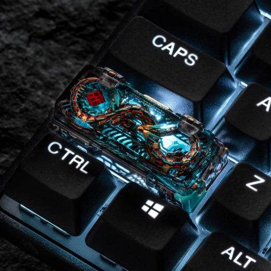 🔥Dwarf Factory Mc Long Mecha Artisan Keycap 2.25U - Voltage -Sold out HTF🔥 - Image 4 of 4