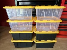 Set Of 8 Lowe’s Teeny Tote Tiktok Viral Mini Plastic Storage Totes New