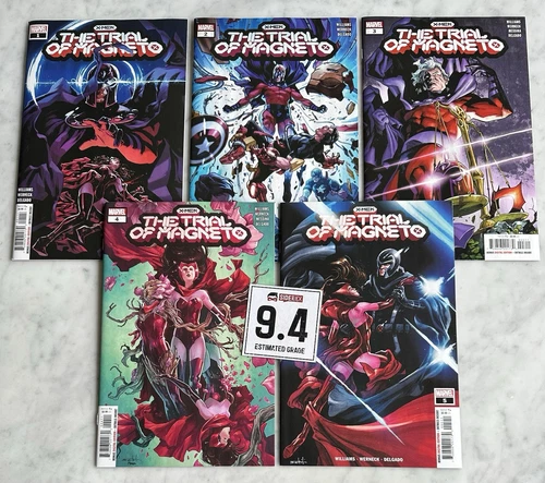 Trial of Magneto #1 - #5 Full Set NM 9.4 -Buy 3 for FREE Ship! (Marvel, 2021) NP