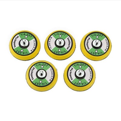 Valianto 5Pcs 2-Inch Hook Backing Plate for 2'' Pad--5Pcs, 1/4''-20 Thread/ 