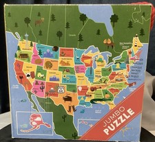 Mudpuppy Jumbo Puzzle Map of the USA 25 Pieces