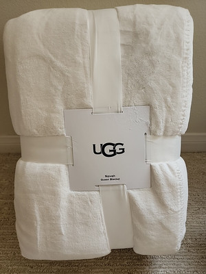 UGG Novah Queen Blanket Snow 96