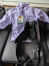 Froggtoggs Kids Rain Suit Light Purple/Black 25