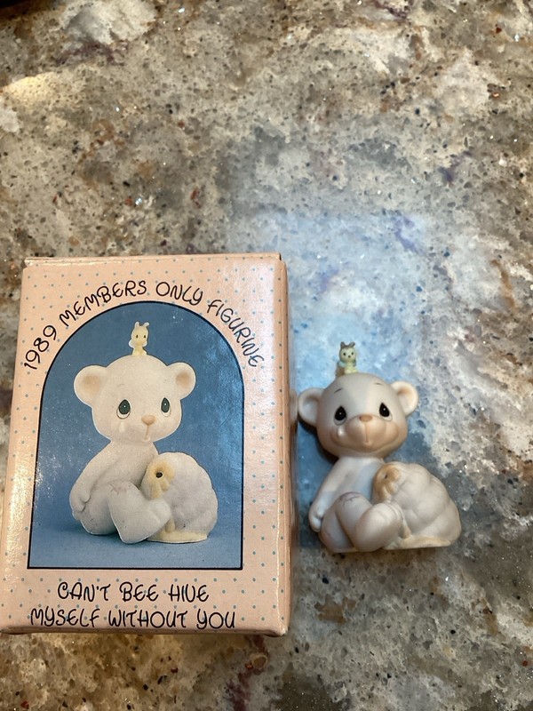 Precious Moments Small Figurine “Can’t Bee Hive Myself Without You”.  1988.