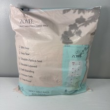 Zomee Breastmilk Storage Bags 360 Count 8oz 240ml BPA Free Double Zip Leakproof
